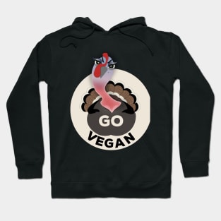 Angry Turkey Go Vegan Thanksgiving 2017 Hoodie